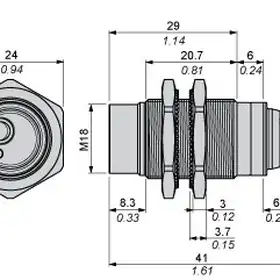 Индуктивный датчик Telemecanique XS218B4NAL2