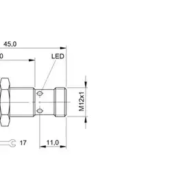 Индуктивный датчик Balluff BES M12ME-GNX40B-S04G-EEX