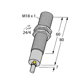 Индуктивный датчик TURCK BI5-M18-AZ3X/S120