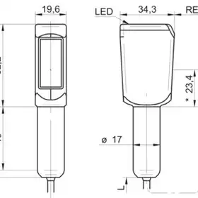 Оптический датчик Baumer FPDH 14N5101/KS34A