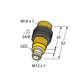 Индуктивный датчик TURCK NI12U-S18-VP6X-H1141