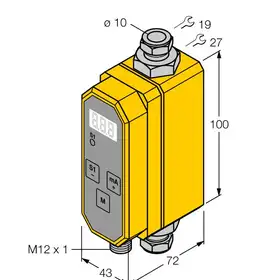 Расходомер TURCK FCMI-10D08DYA4P-LIUP8X-H1141