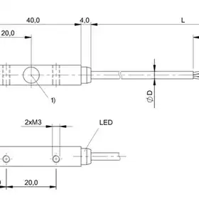 Индуктивный датчик Balluff BES Q08ZE-PSC20B-BP02
