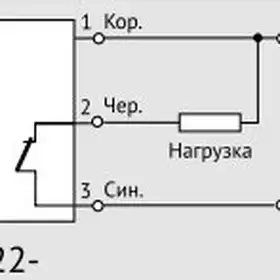 Индуктивный датчик СЕНСОР ВБИ-М18-44В-2122-С