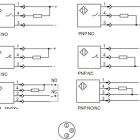 Оптический датчик LANBAO PSF-BC80DNO-E1