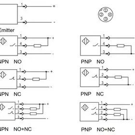 Оптический датчик LANBAO PR12-TM10DPR-E2