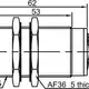 Индуктивный датчик LANBAO LR30XCF10DNCQ
