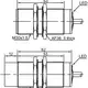 Индуктивный датчик расстояния LANBAO LR30XCF10LI4M