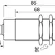 Индуктивный датчик EGE-Elektronik IGMW 010 WS
