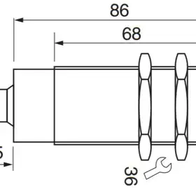 Индуктивный датчик EGE-Elektronik IGMW 010 WS