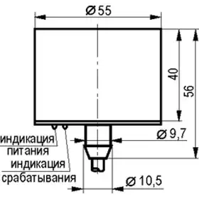 Индуктивный датчик ТЕКО ISB DF10A-32N-25-LZ