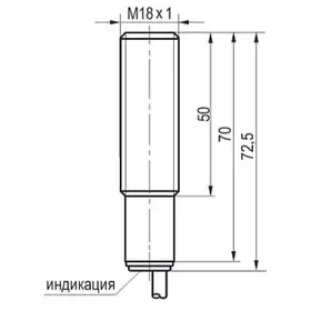 Индуктивный датчик ТЕКО ISBt A41A8-32N-5-LZ-C-V-P