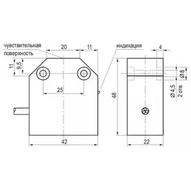 Индуктивный датчик ТЕКО ISB I51Р-31Р-5-L