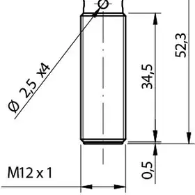 Индуктивный датчик DATASENSING AM6/BP-1H