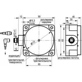 Датчик скорости вращения ТЕКО IV31N IC7P5-02G-R50-LS27