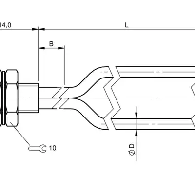 Оптоволоконный кабель Balluff BFO D22-XB-LB-EAK-15-02