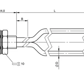 Оптоволоконный кабель Balluff BFO D22-XB-LB-EAK-15-02