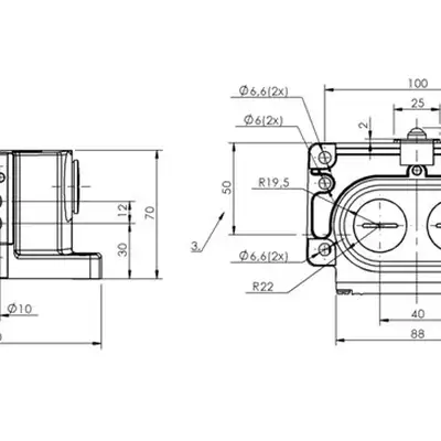 Блочный выключатель Balluff BNS 829-D02-K12-100-10