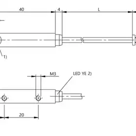 Оптический датчик Balluff BOS Q08M-NS-LE20-00,2-S49