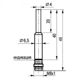 Индуктивный датчик ТЕКО ISB CC01B-31P-1,5-LPS402