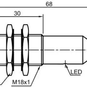 Оптический датчик LANBAO PR18G-DM3DNC-E2