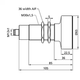 Ультразвуковой датчик Microsonic mic-600/D/M