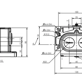 Блочный выключатель Balluff BNS 819-D03-R12-100-10-FE