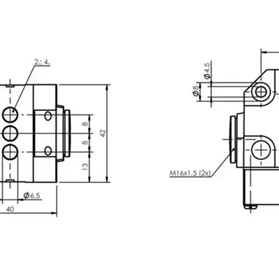 Блочный выключатель Balluff BNS 816-B03-TNB-08-650-11