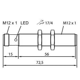Ультразвуковой датчик TURCK RU40U-M12-LU8X2-H1141