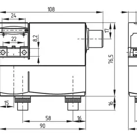 Дверной выключатель безопасности Schmersal AZM 170ST-12/11ZKA 24 VAC/DC