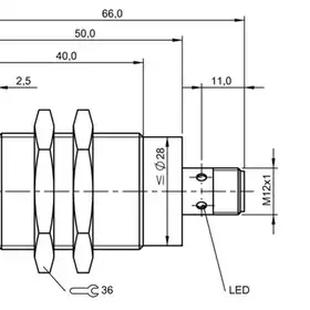 Индуктивный датчик Balluff BES M30EG1-PSC80N-S04G-S