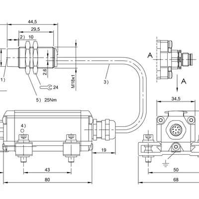 RFID головка чтения/записи Balluff BIS M-402-007-002-00-S115