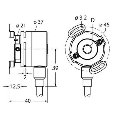 Энкодер TURCK RI-09H8E-2F360-C