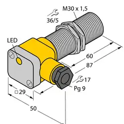Индуктивный датчик TURCK BI10U-EG30SK-AP6X