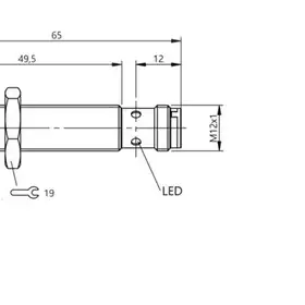 Индуктивный датчик Balluff BES M12MI-PSC40A-S04G-W08