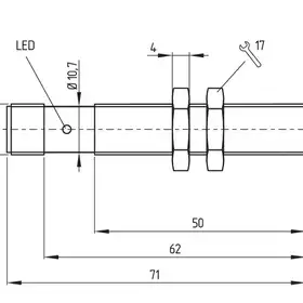 Индуктивный датчик Schmersal IFL2-12L-10STN