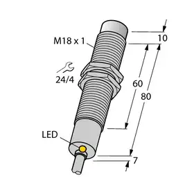 Индуктивный датчик TURCK NI8-M18-AP6X/S120