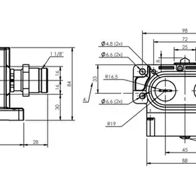 Блочный выключатель Balluff BNS 813-D03-D16-62-20-02-FD-S90R