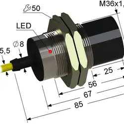 Индуктивный датчик Мега-К VB2-36M85-20N51-Z