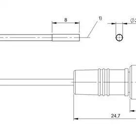 Оптоволоконный кабель Balluff BOH DI-G02-001-00,12-S49F