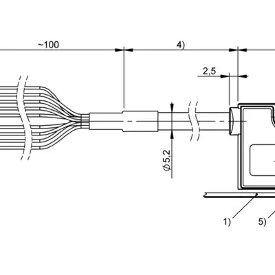 Магнитный энкодер Balluff BML-S2C0-Q51L-M600-N0-KF05