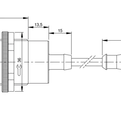RFID головка чтения/записи Balluff BIS C-326-PU1-10