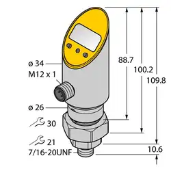 Датчик давления TURCK PS003V-505-2UPN8X-H1141