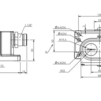 Блочный выключатель Balluff BNS 819-D02-D12-100-10-FD-S90R