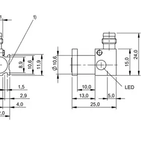 Магнитный датчик для цилиндра Balluff BMF 32M-NS-C-2-S49