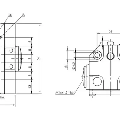 Блочный выключатель Balluff BNS 813-B06-D08-40-41-01
