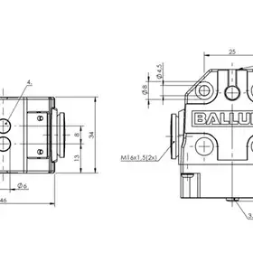 Блочный выключатель Balluff BNS 816-B02-TOB-08-650-11
