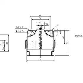 Блочный выключатель Balluff BNS 813-B02-R16-61-B-22-02
