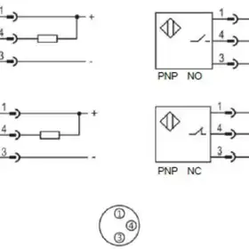 Индуктивный датчик LANBAO LR08BF15DPC-E1