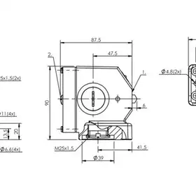 Блочный выключатель Balluff BNS 819-B04-D12-72-10-FD